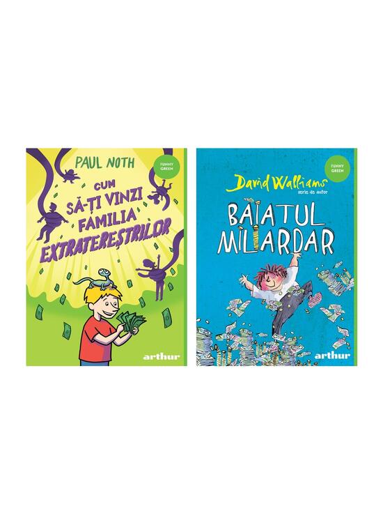 Copertă produs Pachet Funny (Baiatul miliardar, Cum să-ți vinzi familia extratereștrilor) - gallery big 4