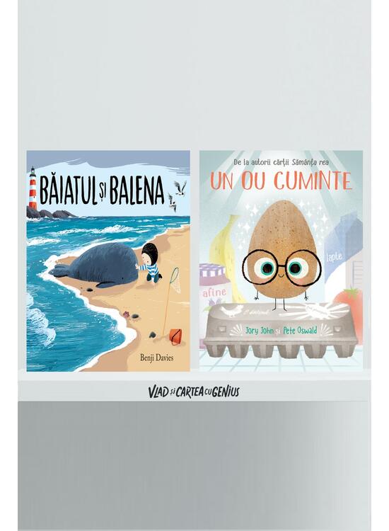 Copertă produs Pachet povești pentru băieți (Băiatul și balena, Un ou cuminte) - gallery big 1