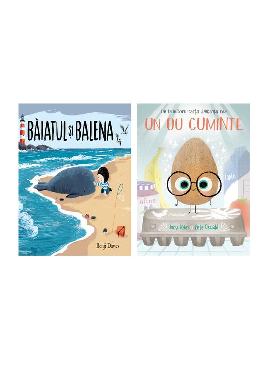 Copertă produs Pachet povești pentru băieți (Băiatul și balena, Un ou cuminte) - gallery big 4