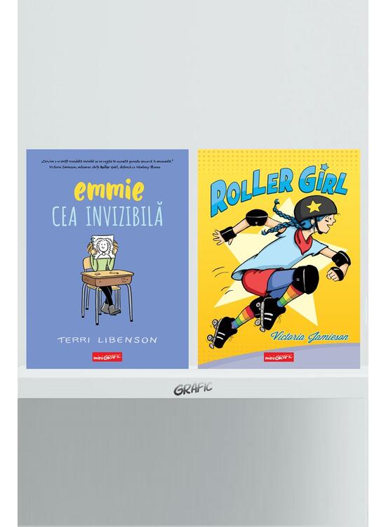 Copertă produs Pachet miniGrafic (Emmie cea invizibilă, Roller Girl) - gallery big 1