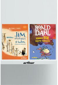 Copertă produs Pachet școlar clasa a III-a (Jim Năsturel, Domnul Fox)