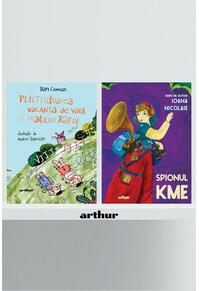 Copertă produs Pachet lecturi pentru 10 ani (Spionul Kme, Plictisitoarea vacanță de vară a fraților Rățoi)