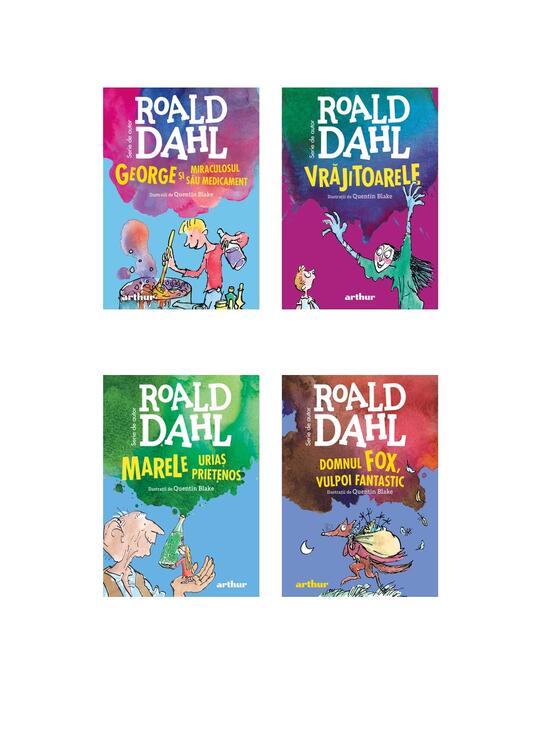 Copertă produs Pachet Roald Dahl ( Domnul Fox, MUP, Vrăjitoarele, George) - gallery big 6