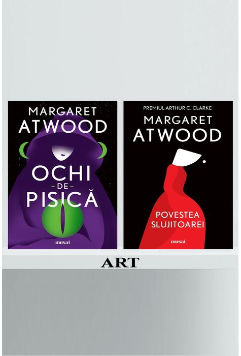 Copertă produs Pachet musai Margaret Atwood ( Povestea Slujitoarei, Ochi-de-pisică)