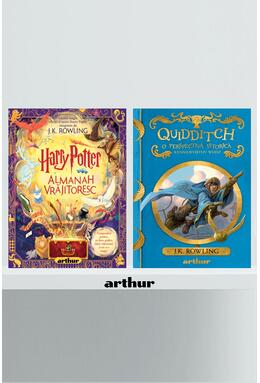 Copertă produs Pachet Harry Potter ( Almanah Vrăjitoresc, Quidditch)