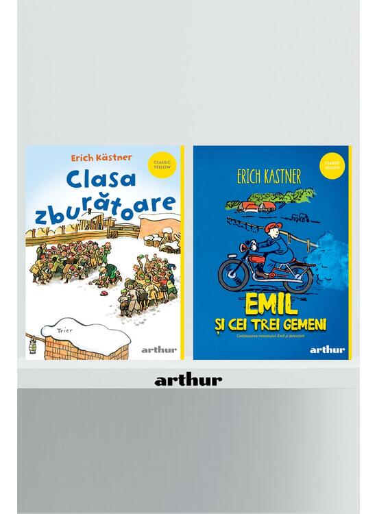 Copertă produs Pachet K&auml;stner Classic Yellow (Clasa zburătoare,  Emil și cei trei gemeni ) - gallery big 1