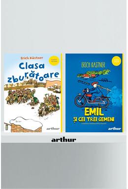 Copertă produs Pachet K&auml;stner Classic Yellow (Clasa zburătoare,  Emil și cei trei gemeni )