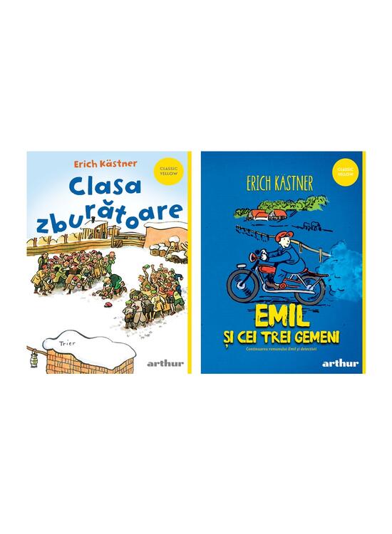 Copertă produs Pachet K&auml;stner Classic Yellow (Clasa zburătoare,  Emil și cei trei gemeni ) - gallery big 4