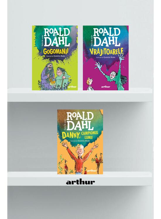 Copertă produs Pachet Roald Dahl ( Danny, campionul lumii, Gogomanii,Vrăjitoarele) - gallery big 1