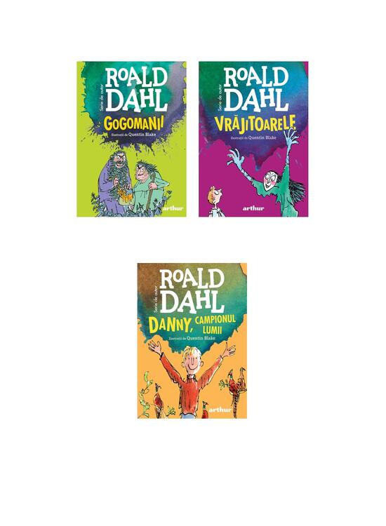 Copertă produs Pachet Roald Dahl ( Danny, campionul lumii, Gogomanii,Vrăjitoarele) - gallery big 5
