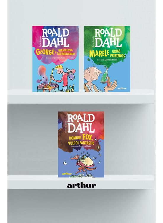 Copertă produs Pachet Roald Dahl (MUP, Domnul Fox, George) - gallery big 1