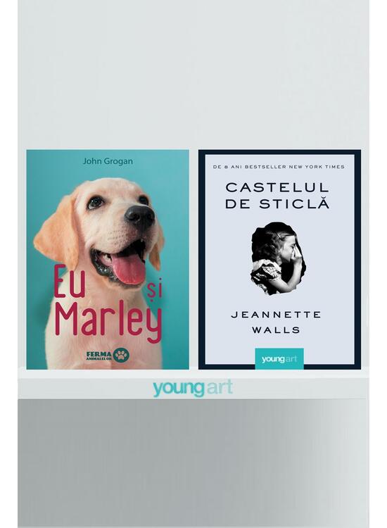 Copertă produs Pachet cărți inspirate din viața reală (Eu și Marley, Castelul de sticlă) - gallery big 1
