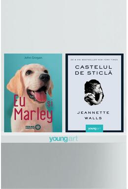 Copertă produs Pachet cărți inspirate din viața reală (Eu și Marley, Castelul de sticlă)
