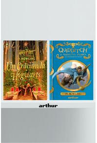 Copertă produs Pachet fan Harry Potter (Crăciun la Hogwarts, Quidditch)