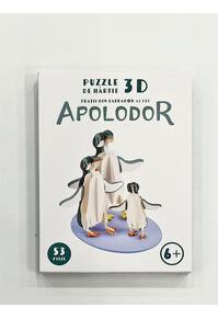 Copertă produs Pachet 3 Puzzle-uri 3D din hârtie APOLODOR