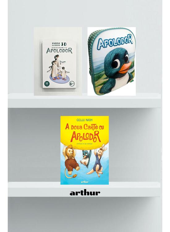 Copertă produs Pachet Apolodor 3-6 ani ( A doua carte cu Apolodor, ghiozdan, puzzle) - gallery big 1