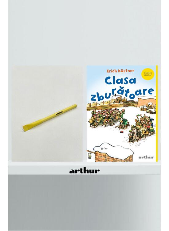 Copertă produs Pachet promo Classic Yellow (Clasa zburătoare paperback și pix) - gallery big 1