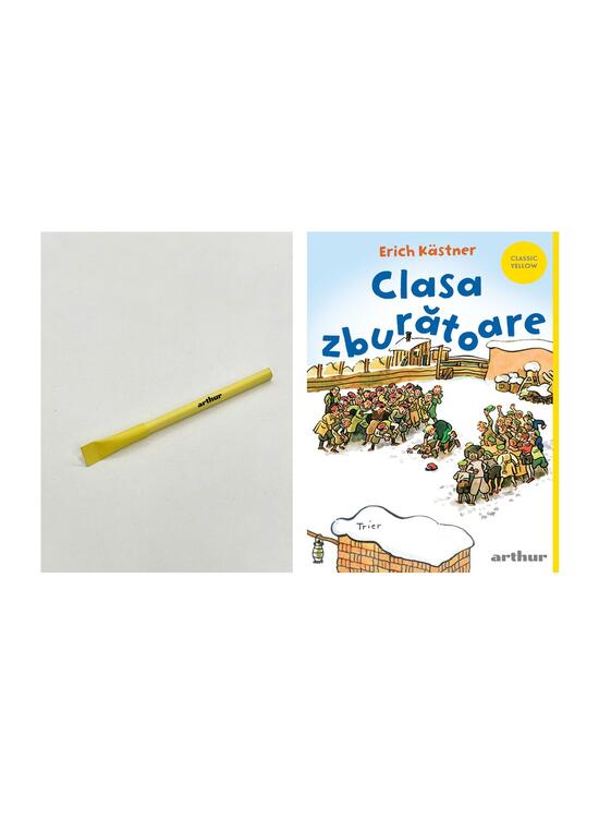 Copertă produs Pachet promo Classic Yellow (Clasa zburătoare paperback și pix) - gallery big 7
