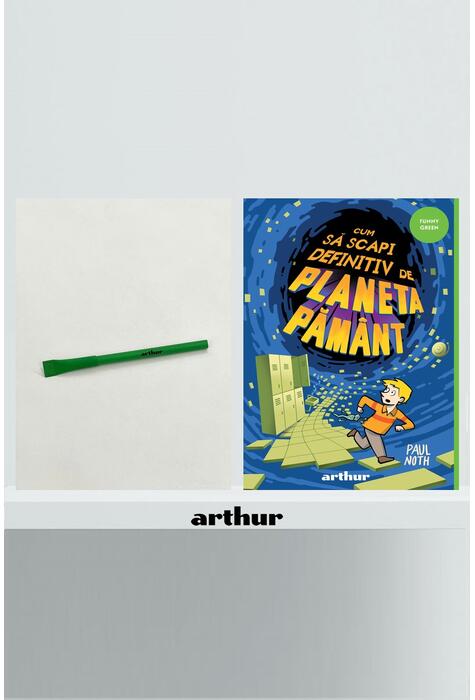 Copertă produs Pachet promo Funny Green (Cum să scapi definitiv de Planeta Păm&acirc;nt și pix)