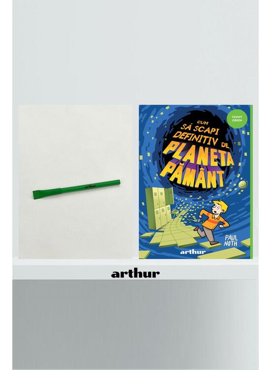 Copertă produs Pachet promo Funny Green (Cum să scapi definitiv de Planeta Păm&acirc;nt și pix) - gallery big 1