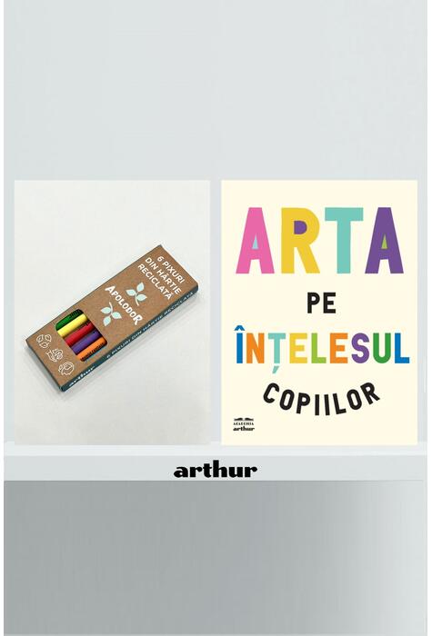 Copertă produs Pachet promo Arta pe &icirc;nțelesul copiilor și set pixuri Arthur