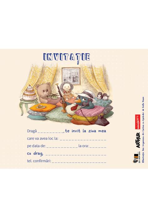 Copertă produs Set de invitații pentru petrecere - Apolodor la telefon