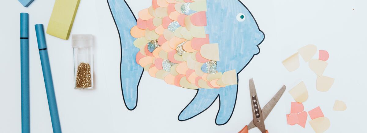 Atelier creativ &bdquo;Peștele-curcubeu&rdquo; de Marcus Pfister