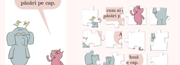 Construiește imaginea puzzle cu Gerald și Porchiță