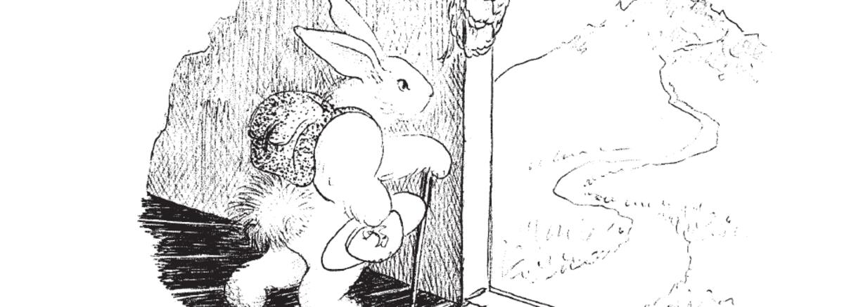 Colorează ilustrațiile din cartea &bdquo;Iepurașul care voia să fugă de acasă&rdquo;